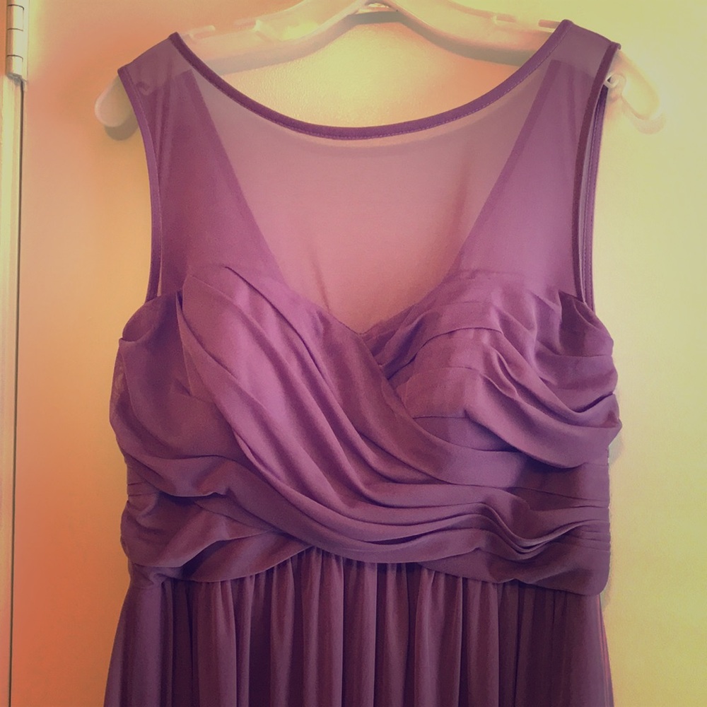 David’s Bridal Wisteria Bridesmaid Dress Size 14